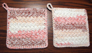 Self Striping Potholder