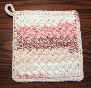 Self Striping Potholder